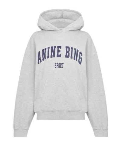 Anine Bing Long Sleeve Sweatshirt In White