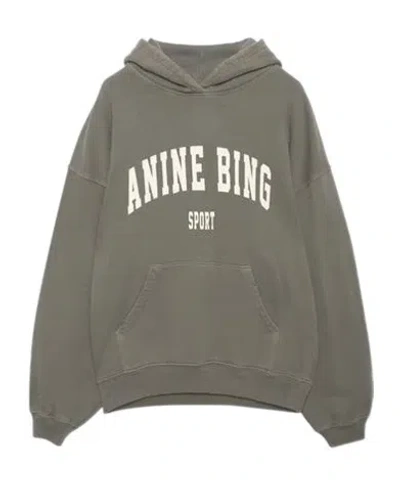Anine Bing Long Sleeve Sweatshirt In Gray