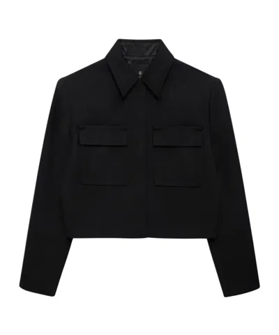 Anine Bing Long-sleeved Casual Jacket In Black