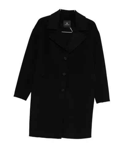 Anine Bing Long-sleeved Coat In Black