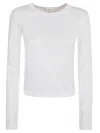 Anine Bing Jane Logo-plaque Blouse In White