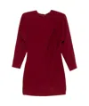 Anine Bing Haven Dress In Cabernet In Red