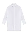 Anine Bing Lake Dress In White And Black Stripe In White