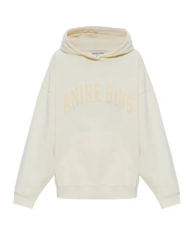 ANINE BING LONG-SLEEVED HOODED SWEATSHIRT