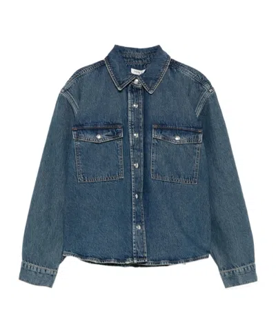 ANINE BING ANINE BING LONG SLEEVED DENIM SHIRT