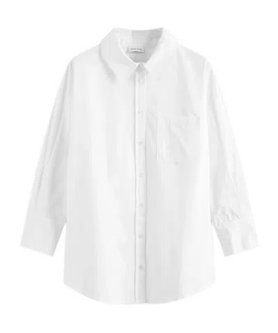 Anine Bing Long-sleeved Shirt In White