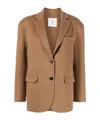 Anine Bing Oversized Wool-cashmere Blend Blazer