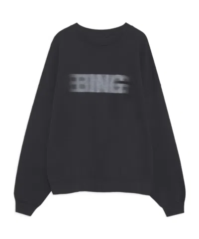 Anine Bing Long-sleeved Sweater In Black