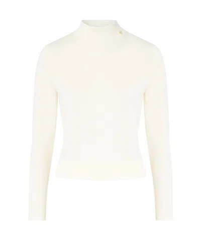 Anine Bing Long-sleeved Sweater In White