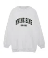 Anine Bing Logo-patch Tyler Sweatshirt In White