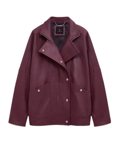 Anine Bing Long-sleeve Jacket In Pink
