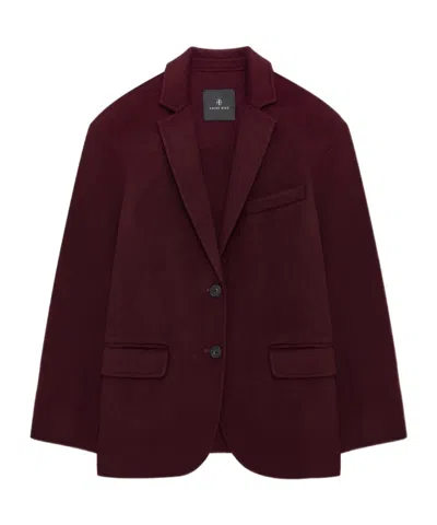 Anine Bing Long-sleeve Jacket In Purple