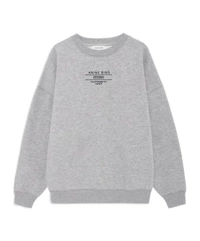 Anine Bing Long-sleeve Sweatshirt In Black