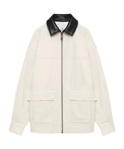 Anine Bing Holden Jacket In Cream