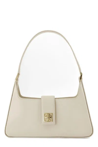 Anine Bing Lou Shoulder Bag In Beige