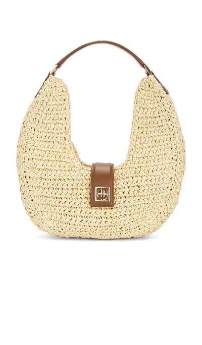 Anine Bing Lou Monogram Bag In Brown
