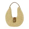Anine Bing Lou Monogram Shoulder Bag - Leather - Beige
