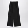 Anine Bing Black Lou Palazzo Trousers In Black
