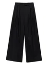 Anine Bing Lou Palazzo Trousers In Black