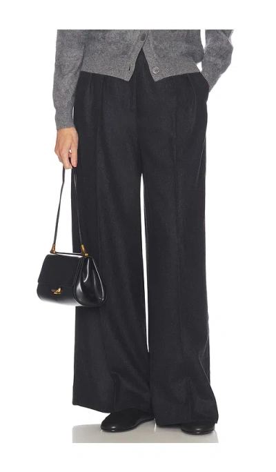 Anine Bing Lou Trouser In Gray