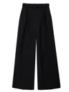 Anine Bing Lou Palazzo Trousers In Black