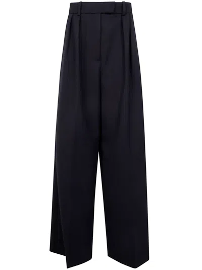 Anine Bing "lou" Trousers In Black