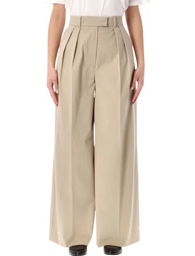 Anine Bing Lou Ultra Wide Leg Pants In Gray