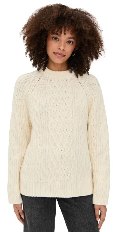 Anine Bing Louie Sweater Ivory In Neutral