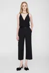 Anine Bing Louisa Trouser In Black In Black