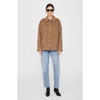 Anine Bing Luca Cashmere Blend Jacket In Brown