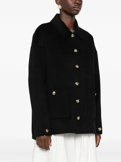 Anine Bing Luca Jacket  Black Cashmere Blend