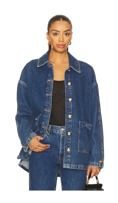 Anine Bing Luca Jacket In Blue