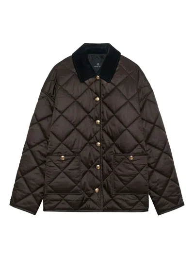 Anine Bing Luca Jacket In Brown