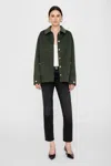 Anine Bing Luca Jacke Aus Woll-kaschmirgemisch In Olive