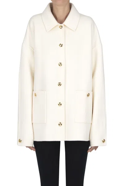 Anine Bing Luca Shirt Jacket In Neutral