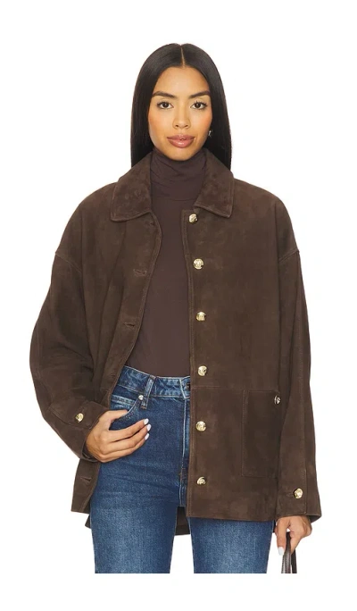 ANINE BING LUCA SUEDE JACKET