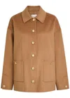 Anine Bing Luca Wool And Cashmere-blend Jacket In Brown