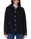 Anine Bing Womens Black Luca Relaxed-fit Wool And Cashmere Jacket In Black