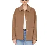 Anine Bing Luca Jacket In Camel Cashmere Blend In Brown