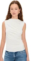 Anine Bing Lucia Top Ivory In White