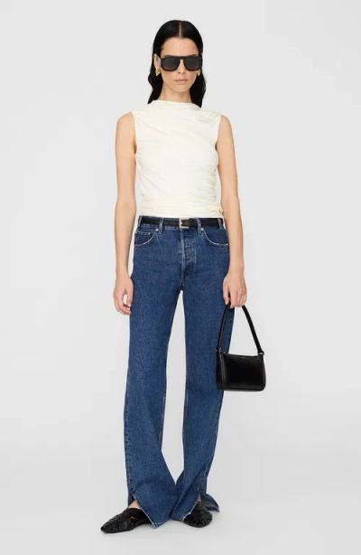 Anine Bing Lucia Top In White