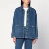 Anine Bing Luna Jacket In Indigo Blue Denim In Blue