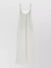 Anine Bing Flora Gathered Lyocell And Linen-blend Maxi Dress In Multi