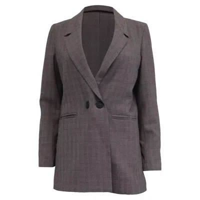 Anine Bing Madeleine Blazer In Brown Polyester