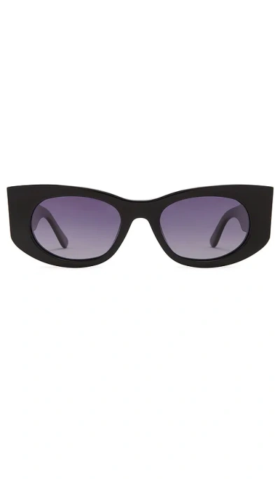 Anine Bing Madrid Sunglasses In Black
