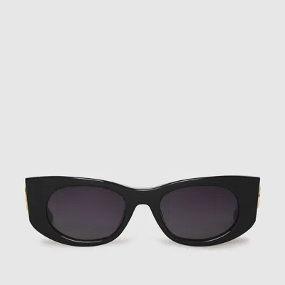Anine Bing Cat-eye Sunglasses In Black