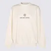 Anine Bing Jaci Sweatshirt Monogram In Ivory
