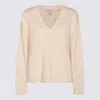 Anine Bing Cream Wool Knitwear In Pink