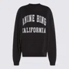 Anine Bing Miles Relaxed-fit Oversized Cotton Sweatshirt With Contrasting Logo
