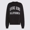 Anine Bing Miles Relaxed-fit Oversized Cotton Sweatshirt With Contrasting Logo